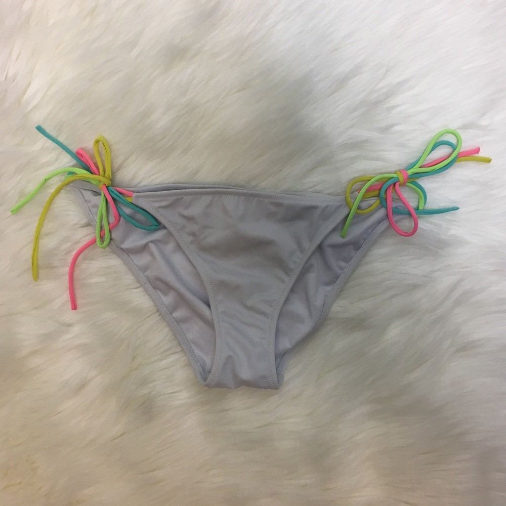 Victoria’s Secret White w/Colored Side Ties Bottom